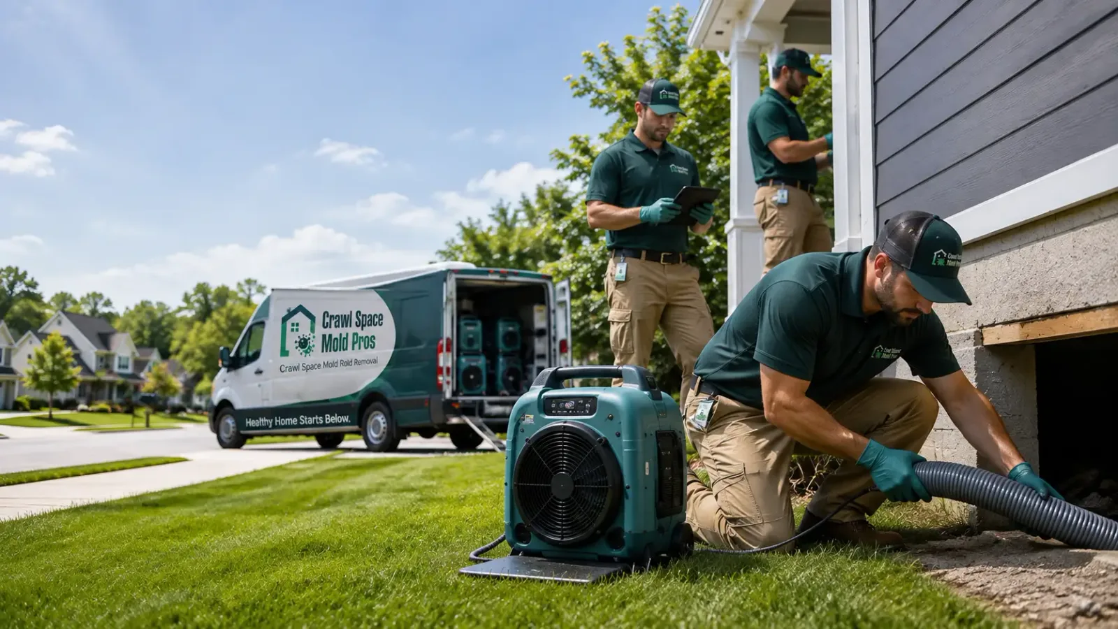 Crawl Space Mold Removal in Breesport, NY